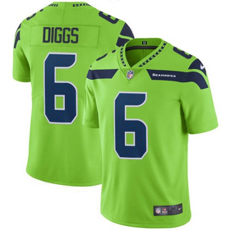 Nike Seahawks #6 Quandre Diggs Green Men's Stitched NFL Limited Rush Jersey