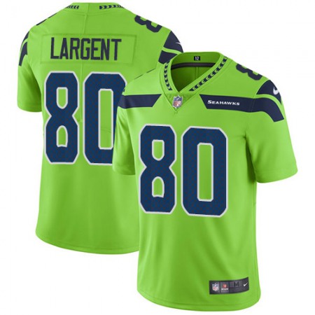 Nike Seahawks #80 Steve Largent Green Men's Stitched NFL Limited Rush Jersey