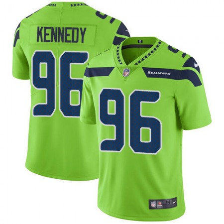 Nike Seahawks #96 Cortez Kennedy Green Men's Stitched NFL Limited Rush Jersey