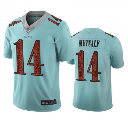 Seattle Seahawks #14 D.K. Metcalf Light Blue Vapor Limited City Edition NFL Jersey