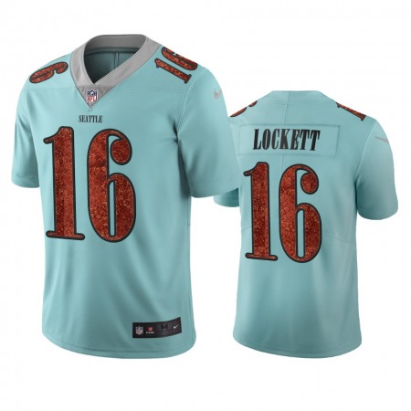 Seattle Seahawks #16 Tyler Lockett Light Blue Vapor Limited City Edition NFL Jersey