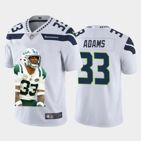 Seattle Seahawks #33 Jamal Adams Nike Team Hero 1 Vapor Limited NFL 100 Jersey White