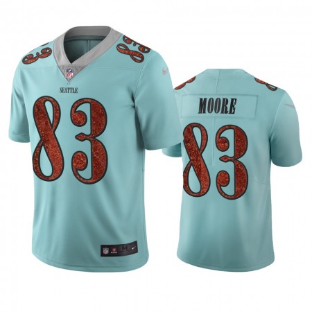 Seattle Seahawks #83 David Moore Light Blue Vapor Limited City Edition NFL Jersey