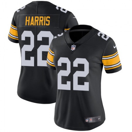 Nike Steelers #22 Najee Harris Black Alternate Women's Stitched NFL Vapor Untouchable Limited Jersey