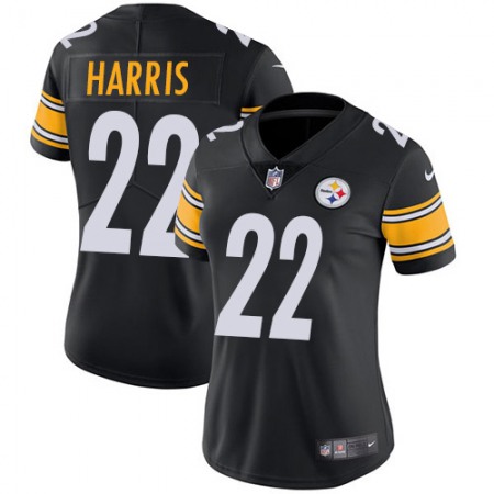 Nike Steelers #22 Najee Harris Black Team Color Women's Stitched NFL Vapor Untouchable Limited Jersey