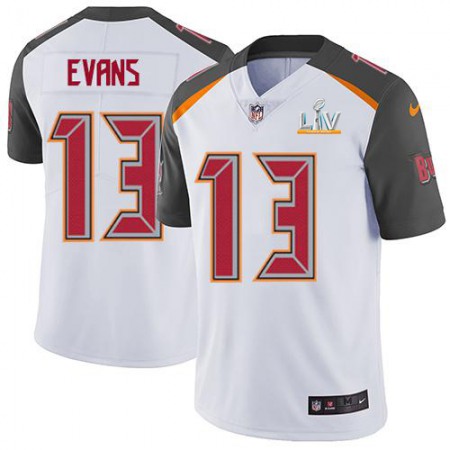 Nike Buccaneers #13 Mike Evans White Men's Super Bowl LV Bound Stitched NFL Vapor Untouchable Limited Jersey