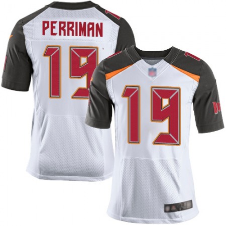 Nike Buccaneers #19 Breshad Perriman White Men's Stitched NFL New Elite Jersey