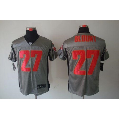 Nike Buccaneers #27 LeGarrette Blount Grey Shadow Men's Stitched NFL Elite Jersey