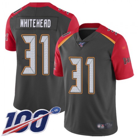 Nike Buccaneers #31 Jordan Whitehead Gray Men's Stitched NFL Limited Inverted Legend 100th Season Jersey