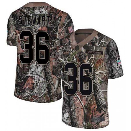 Nike Buccaneers #36 M.J. Stewart Camo Men's Stitched NFL Limited Rush Realtree Jersey