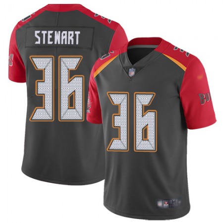 Nike Buccaneers #36 M.J. Stewart Gray Men's Stitched NFL Limited Inverted Legend Jersey