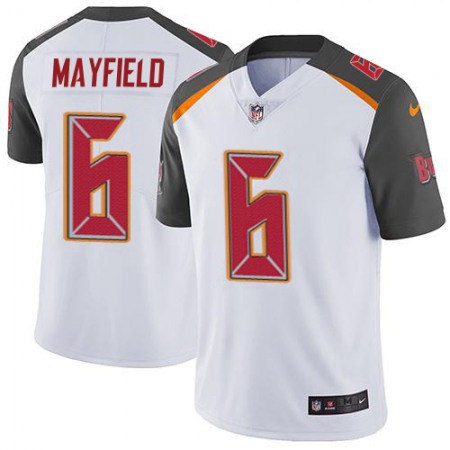 Nike Buccaneers #6 Baker Mayfield White Men's Stitched NFL Vapor Untouchable Limited Jersey