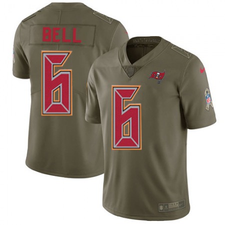 Nike Buccaneers #6 Le'Veon Bell Olive Men's Stitched NFL Limited 2017 Salute To Service Jersey