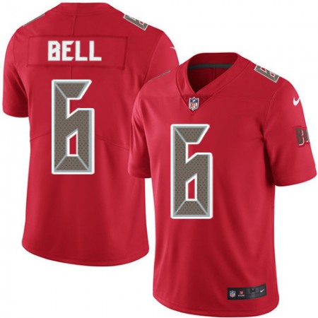 Nike Buccaneers #6 Le'Veon Bell Red Men's Stitched NFL Limited Rush Jersey