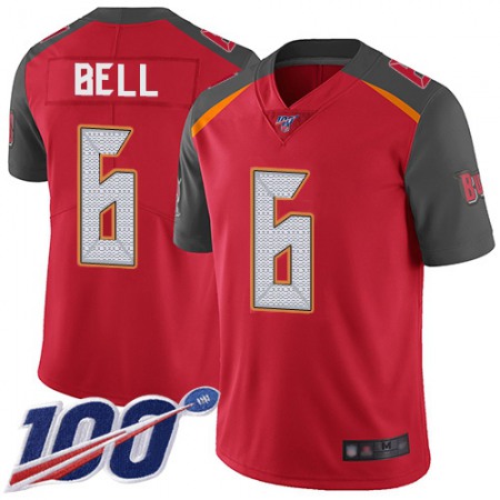 Nike Buccaneers #6 Le'Veon Bell Red Team Color Men's Stitched NFL 100th Season Vapor Untouchable Limited Jersey