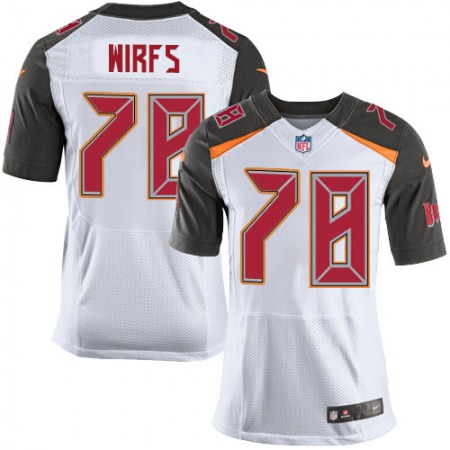 Nike Buccaneers #78 Tristan Wirfs White Men's Stitched NFL New Elite Jersey