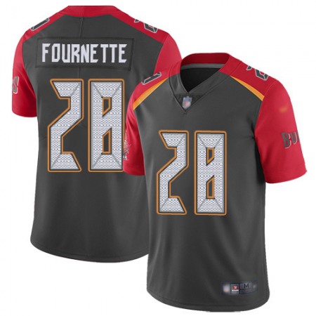 Tampa Bay Buccaneers #28 Leonard Fournette Gray Men's Stitched NFL Limited Inverted Legend Jersey