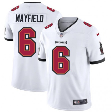 Tampa Bay Buccaneers #6 Baker Mayfield Men's Nike White Vapor Limited Jersey