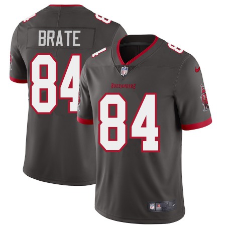 Tampa Bay Buccaneers #84 Cameron Brate Men's Nike Pewter Alternate Vapor Limited Jersey