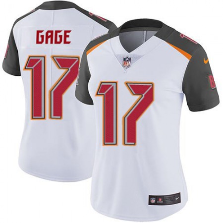 Nike Buccaneers #17 Russell Gage White Women's Stitched NFL Vapor Untouchable Limited Jersey