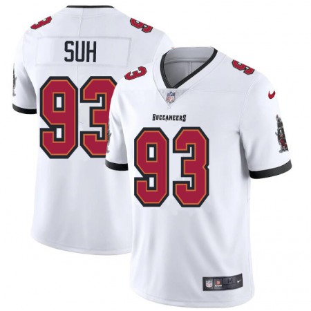 Tampa Bay Buccaneers #93 Ndamukong Suh Men's Nike White Vapor Limited Jersey