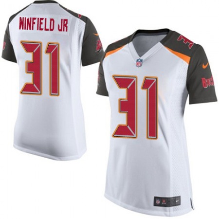 Nike Buccaneers #31 Antoine Winfield Jr. White Women's Stitched NFL New Elite Jersey