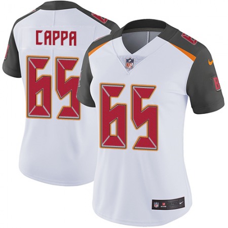 Nike Buccaneers #65 Alex Cappa White Women's Stitched NFL Vapor Untouchable Limited Jersey