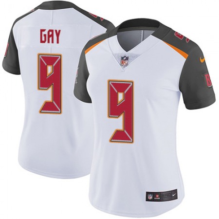 Nike Buccaneers #9 Matt Gay White Women's Stitched NFL Vapor Untouchable Limited Jersey