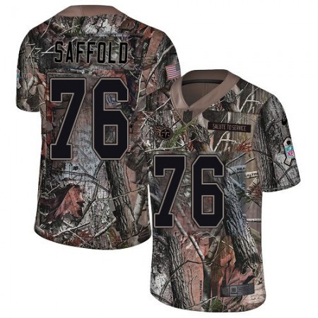 Nike Titans #76 Rodger Saffold Camo Men's Stitched NFL Limited Rush Realtree Jersey