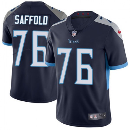 Nike Titans #76 Rodger Saffold Navy Blue Team Color Men's Stitched NFL Vapor Untouchable Limited Jersey