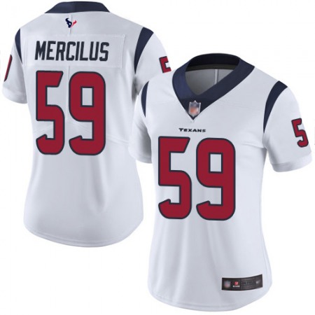 Nike Texans #59 Whitney Mercilus White Women's Stitched NFL Vapor Untouchable Limited Jersey