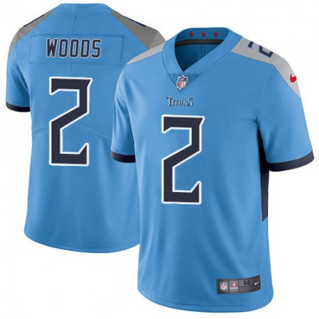 Nike Titans #2 Robert Woods Light Blue Alternate Youth Stitched NFL Vapor Untouchable Limited Jersey