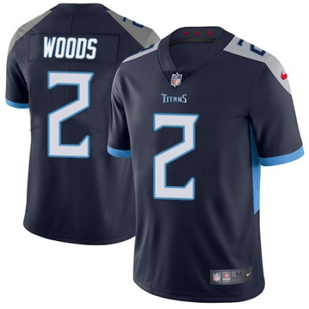 Nike Titans #2 Robert Woods Navy Blue Team Color Youth Stitched NFL Vapor Untouchable Limited Jersey