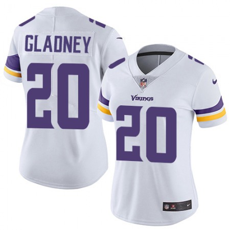 Nike Vikings #20 Jeff Gladney White Women's Stitched NFL Vapor Untouchable Limited Jersey