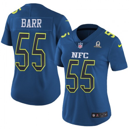 Nike Vikings #55 Anthony Barr Navy Women's Stitched NFL Limited NFC 2017 Pro Bowl Jersey