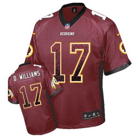 Nike Commanders #17 Doug Williams Burgundy Red Team Color Men's Stitched NFL Elite Drift Fashion Jersey