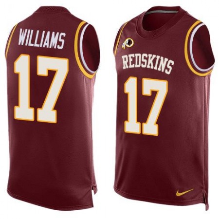 Nike Commanders #17 Doug Williams Burgundy Red Team Color Men's Stitched NFL Limited Tank Top Jersey