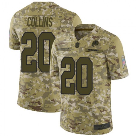 Nike Commanders #20 Landon Collins Camo Men's Stitched NFL Limited 2018 Salute To Service Jersey