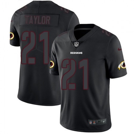 Nike Commanders #21 Sean Taylor Black Men's Stitched NFL Limited Rush Impact Jersey