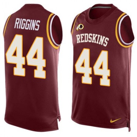 Nike Commanders #44 John Riggins Burgundy Red Team Color Men's Stitched NFL Limited Tank Top Jersey