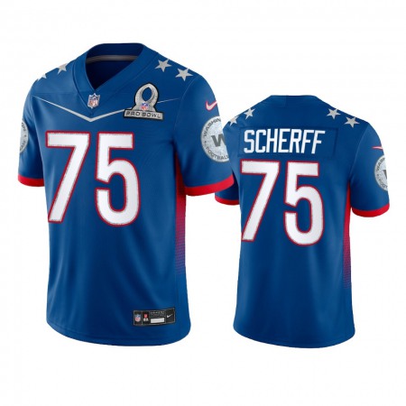 Nike Commanders #75 Brandon Scherff Men's NFL 2022 NFC Pro Bowl Game Jersey Royal