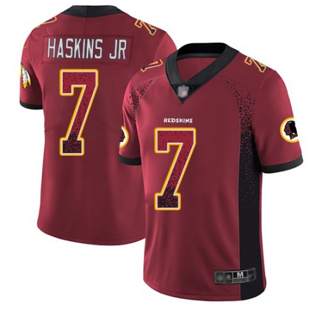 Nike Commanders #7 Dwayne Haskins Jr Burgundy Red Team Color Men's Stitched NFL Limited Rush Drift Fashion Jersey