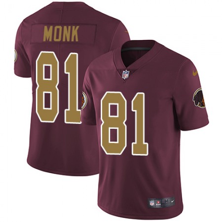 Nike Commanders #81 Art Monk Burgundy Red Alternate Men's Stitched NFL Vapor Untouchable Limited Jersey