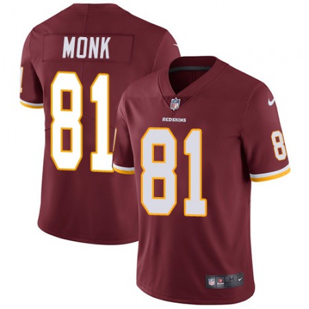 Nike Commanders #81 Art Monk Burgundy Red Team Color Men's Stitched NFL Vapor Untouchable Limited Jersey