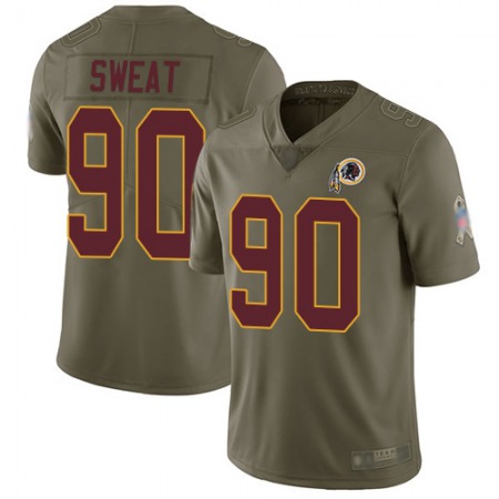 Nike Commanders #90 Montez Sweat Olive Men's Stitched NFL Limited 2017 Salute To Service Jersey