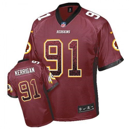 Nike Commanders #91 Ryan Kerrigan Burgundy Red Team Color Men's Stitched NFL Elite Drift Fashion Jersey