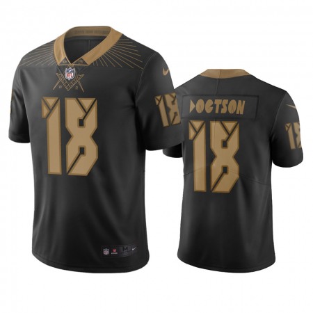 Washington Commanders #18 Josh Doctson Black Vapor Limited City Edition NFL Jersey