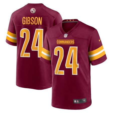 Washington Commanders #24 Antonio Gibson Burgundy Men's Nike Game Jersey