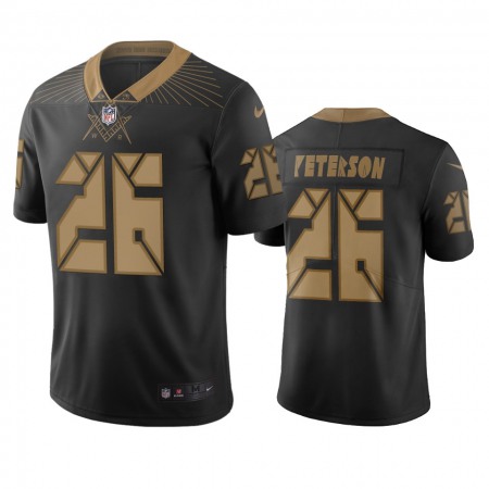 Washington Commanders #26 Adrian Peterson Black Vapor Limited City Edition NFL Jersey