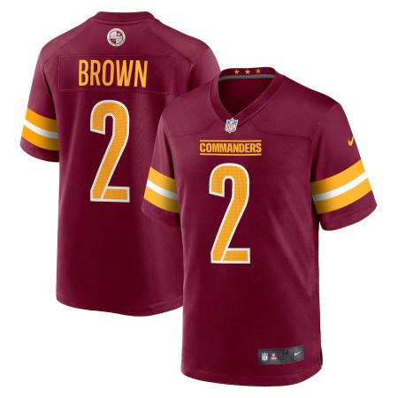 Washington Commanders #2 Dyami Brown Burgundy Men's Nike Game Jersey